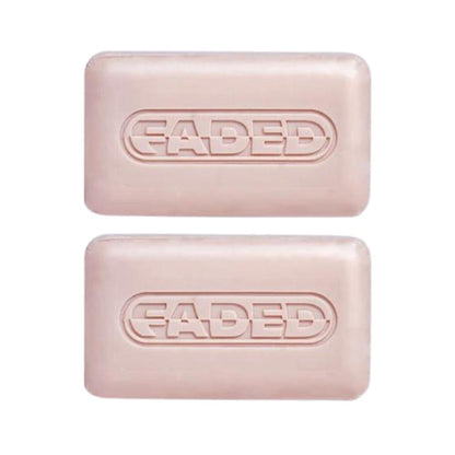 Faded Cleansing Bar für Gesicht und Körper | Kojisäure, Vitamin C & Milchsäure | Feuchtigkeitsspendend | Vegan, Duftfrei, Für empfindliche Haut (2er-Pack)