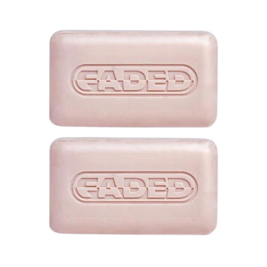 Faded Cleansing Bar für Gesicht und Körper | Kojisäure, Vitamin C & Milchsäure | Feuchtigkeitsspendend | Vegan, Duftfrei, Für empfindliche Haut (2er-Pack)