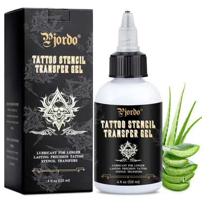 Pjordo Tattoo Schablonen Transfer Gel Lösung – Tattoo Transfer Gel für Aufkleber, Papier und Maschinen – Tattoo Zubehör für Künstler und Anfänger