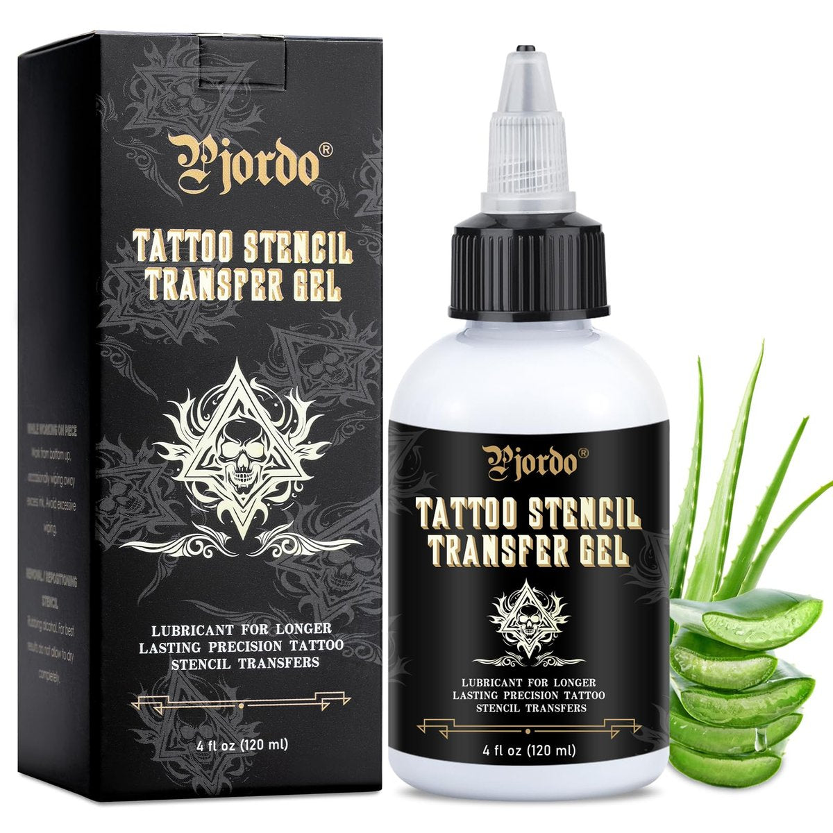 Pjordo Tattoo Schablonen Transfer Gel Lösung – Tattoo Transfer Gel für Aufkleber, Papier und Maschinen – Tattoo Zubehör für Künstler und Anfänger