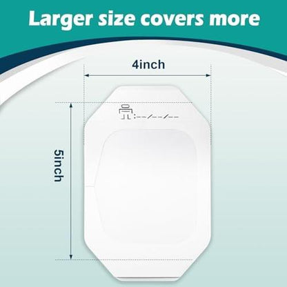 Transparente Wundfolie 4" x 4,75" | 30 Stück - Wasserdichte Pflaster für Schwimmen, Duschen, Wunden, postoperatives Duschen oder IV-Schutz, Tattoo-Nachsorge, Narbentherapie, Klebepflaster