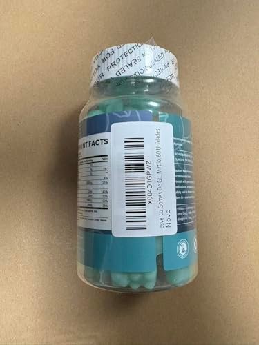 Esverco Magnesium Glycinat Gummibärchen 500mg – Schlaf & Entspannung für Männer & Frauen, Vitamin C, Vegan, Muskelerholung, ohne Melatonin, Nicht-GVO, Natürlicher Blaubeergeschmack, 60 Stück