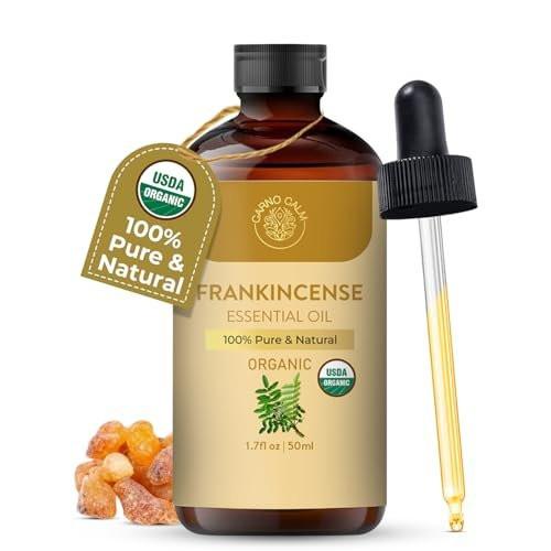 Carno Calm Bio Weihrauch Öl | USDA Bio Weihrauchöl | Holziger und erdiger Duft | 50 ml