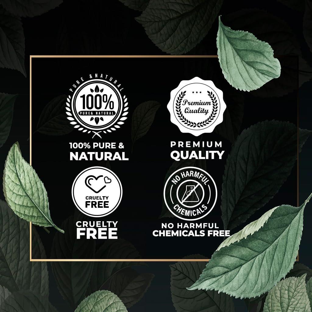 Carno Calm Teebaumöl für die Haut – 100% reines Bio-Teebaumöl für Gesicht, Kopfhaut, Nägel und Zehennägel – Therapeutisches Teebaumöl für Haarwachstum & Akne | 50 ml
