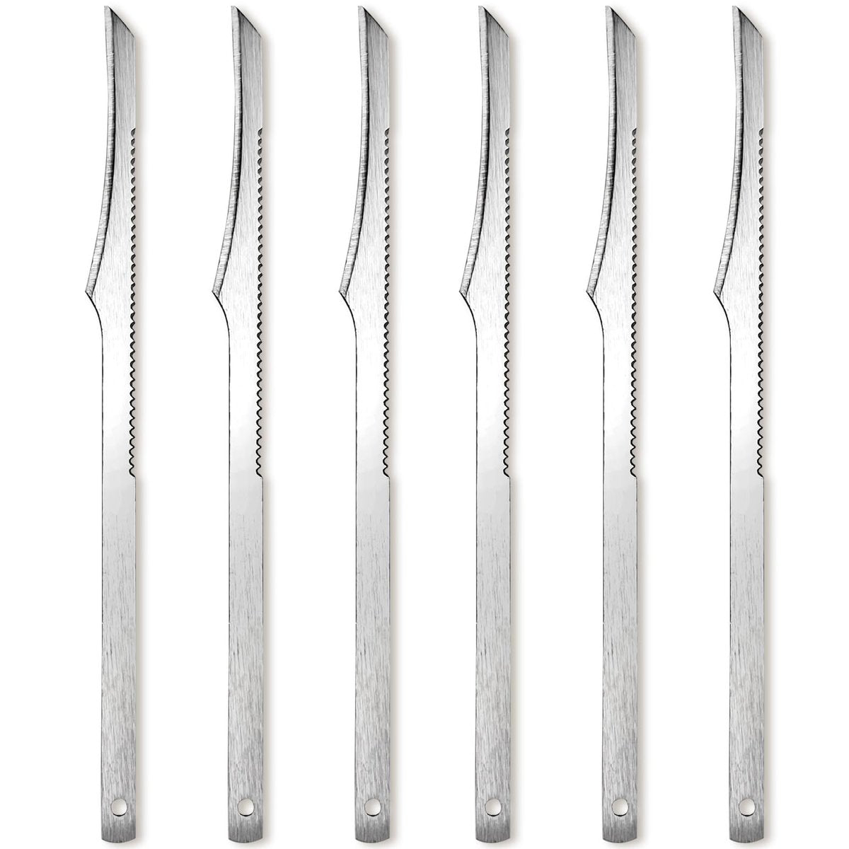 6-teiliges Pediküre-Messer-Set – Professioneller Edelstahl-Fußschaber zur Entfernung abgestorbener Haut und Hornhaut für Männer und Frauen