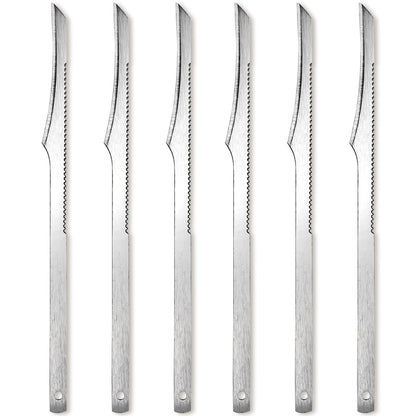 6-teiliges Pediküre-Messer-Set – Professioneller Edelstahl-Fußschaber zur Entfernung abgestorbener Haut und Hornhaut für Männer und Frauen