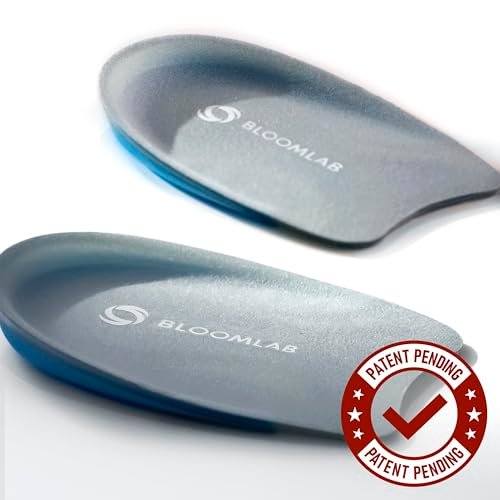 Premium Fersenschmerz-Gel-Einlagen – 2er-Pack Stoßdämpfende Fersenkissen für Plantarfasziitis – Rutschfeste Silikonpolster für alle Schuhe & ganztägigen Komfort
