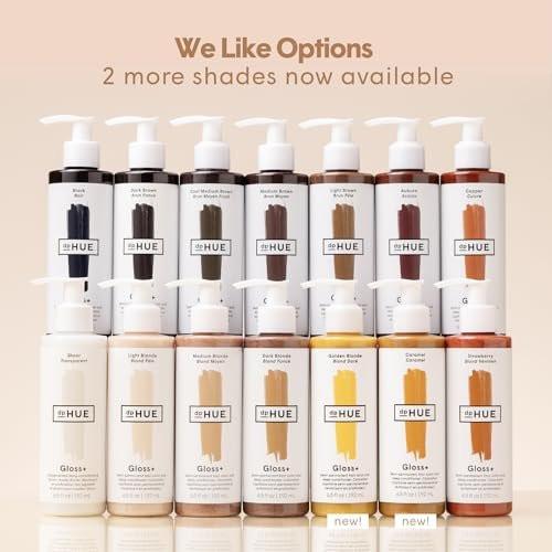dpHUE Gloss+ Golden Blonde – Haarfarben-Auffrischer für verblassendes und verblasstes Haar – 8–12 Anwendungen pro Flasche – Hält bis zu 8 Wäschen