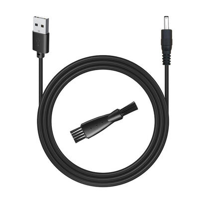 uijino Haokry Haarschneider Ladegerät – Ersatzladekabel für Haokry P-8900, 1 Meter Kabel, inklusive Reinigungsbürste