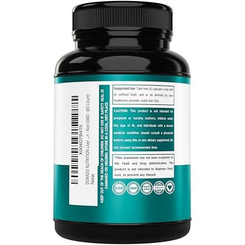 Leber-Reinigung Detox & Reparatur 27-in-1 Formel - Mariendistel, Löwenzahnwurzel, Kurkuma, Artischockenextrakt & mehr - Leber-Detox-Unterstützung - 3rd Party getestet, vegan & aus den USA (60 Kapseln)