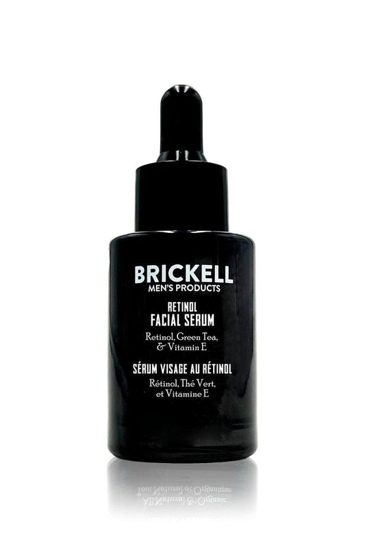 Brickell Men's Retinol Hautpflege Serum – Anti-Aging Gesichtsserum für Männer, festigend gegen Linien & Augenringe, tiefenfeuchtigkeitsspendend, 30 ml