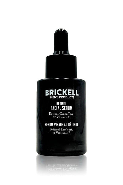 Brickell Men's Retinol Hautpflege Serum – Anti-Aging Gesichtsserum für Männer, festigend gegen Linien & Augenringe, tiefenfeuchtigkeitsspendend, 30 ml