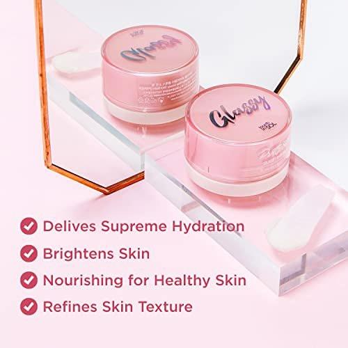 TOUCH IN SOL Pretty Filter Glassy Skin Balm Primer 1,05 oz – Feuchtigkeitsspendender Primer mit Sheabutter und Rosenblütenwasser für natürlichen Glow