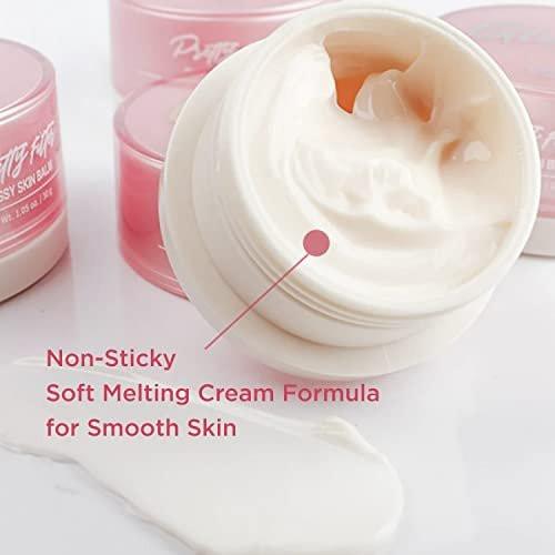 TOUCH IN SOL Pretty Filter Glassy Skin Balm Primer 1,05 oz – Feuchtigkeitsspendender Primer mit Sheabutter und Rosenblütenwasser für natürlichen Glow