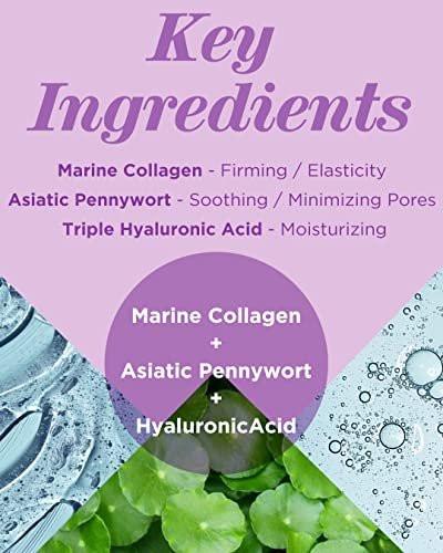 Touch in Sol Hydrating Face Moisturizer Gel Cream 1,76 oz – Leichte Tages- und Nachtcreme mit Hyaluronsäure und Kollagen – Pretty Filter Waterful Glow Cream