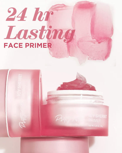 TOUCH IN SOL Icy Sherbet Primer 1,05 fl.oz. – Feuchtigkeitsspendender Primer für trockene oder ölige Haut – Seidiger Poren- und Fältchen-Minimierer – Silikon- und ölfreie Gel-Formel mit Kühleffekt