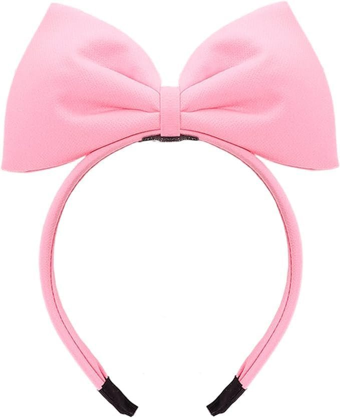 Süßes Pink Halloween Stirnband mit Schleife – Haaraccessoire für Frauen und Mädchen, Partydekoration, einfach zu tragen