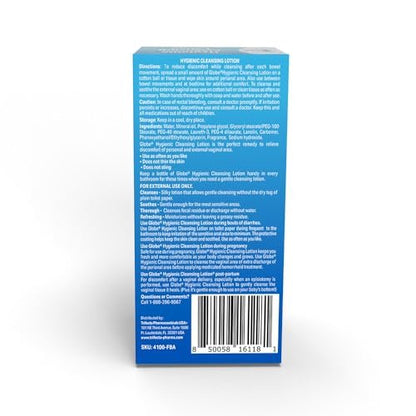 Globe 3er-Pack Hygienische Reinigungslotion für Männer und Frauen – Lindert Unbehagen, Schmerzen & Juckreiz für empfindliche Bereiche, kühlend, nicht reizend, sanfte Körperreinigung, praktisch für Reisen, 3x 89 ml