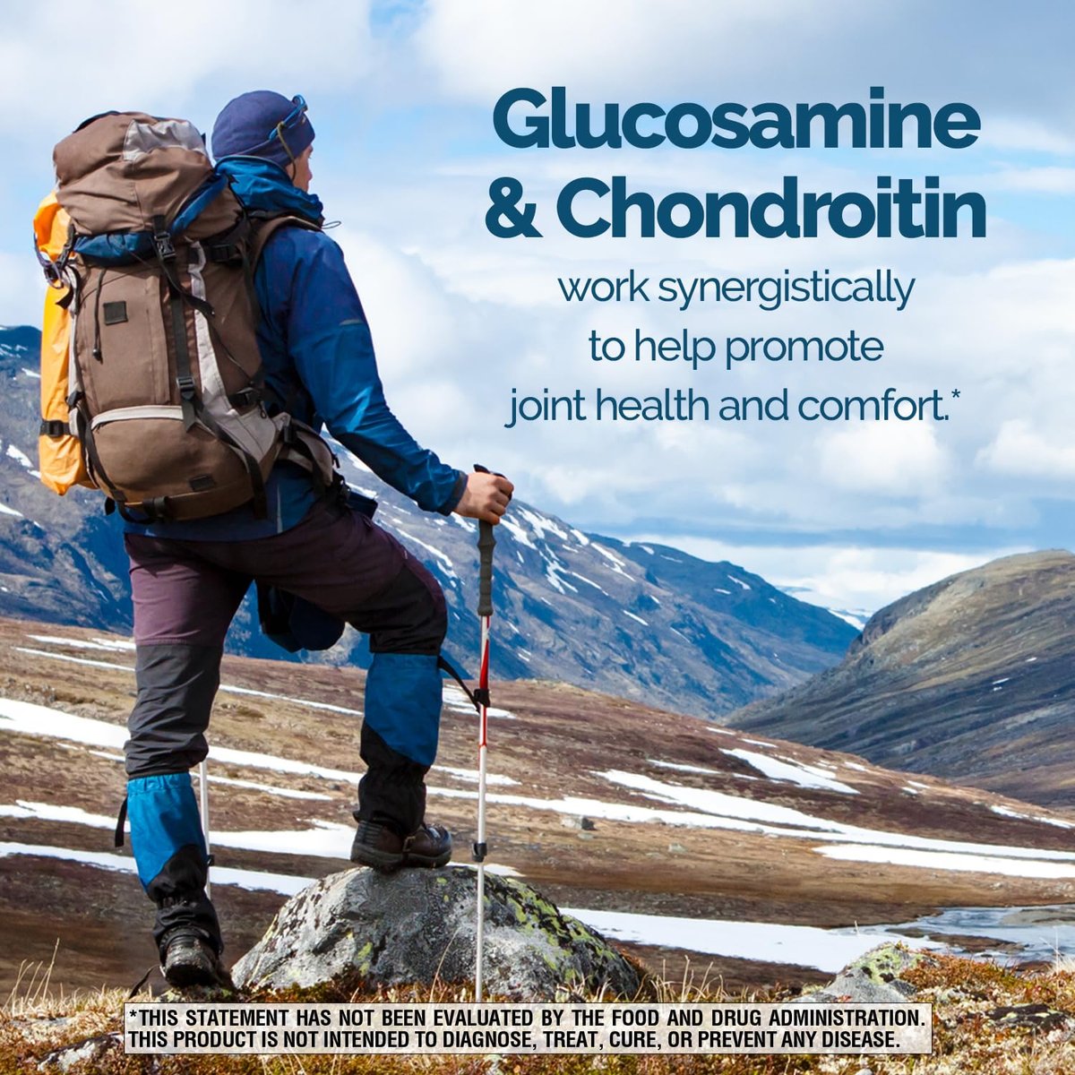 Nature's Wonder Triple-Stärke Glucosamin Chondroitin mit MSM, Hyaluronsäure und Boswellia – 90 Tabletten, 45-Tage-Vorrat