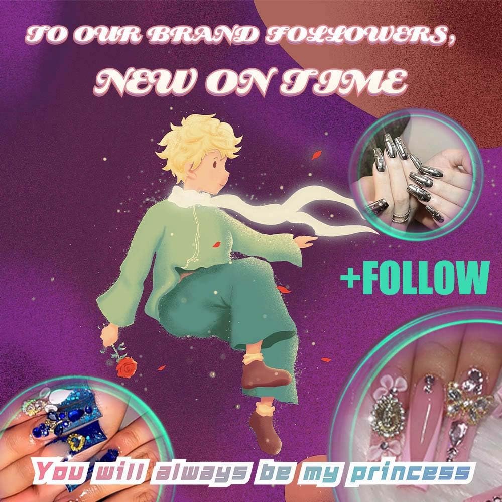 QQPPOLIU Kurze Press-On Nägel Quadratisch mit Strassdesign French Tipps Cute Fake Nägel für Mädchen (Pink & Silber)
