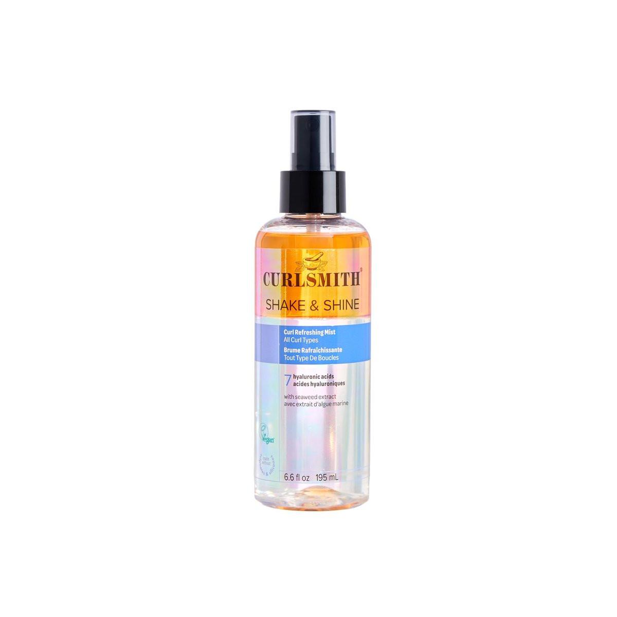 CURLSMITH Shake & Shine – Locken-Auffrischungsspray für trockenes Haar (6,6 oz) – Vegan & Tierversuchsfrei
