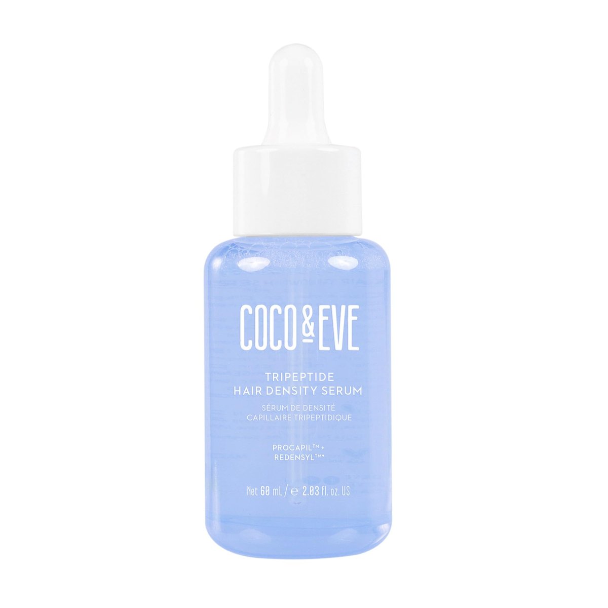 Coco & Eve Boost Therapy Tripeptide Haar-Dichte-Serum – Für volleres, kräftigeres Haar. Anti-Haarausfall & -Verlust, leichtes Kopfhautserum mit Biotin & Koffein für Volumen & Regeneration (60 ml)