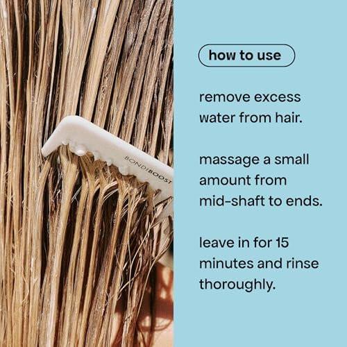 BONDIBOOST Rapid Repair Bond Builder + Haarmaske für geschädigtes Haar [8,45 fl oz] – Tiefenpflege, stärkt und verleiht Glanz