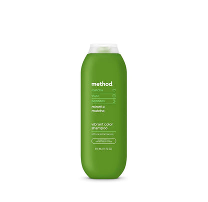 Method Color Protect Shampoo, Mindful Matcha – Sulfatfreies Shampoo für coloriertes Haar mit stärkenden Peptiden, 14 oz