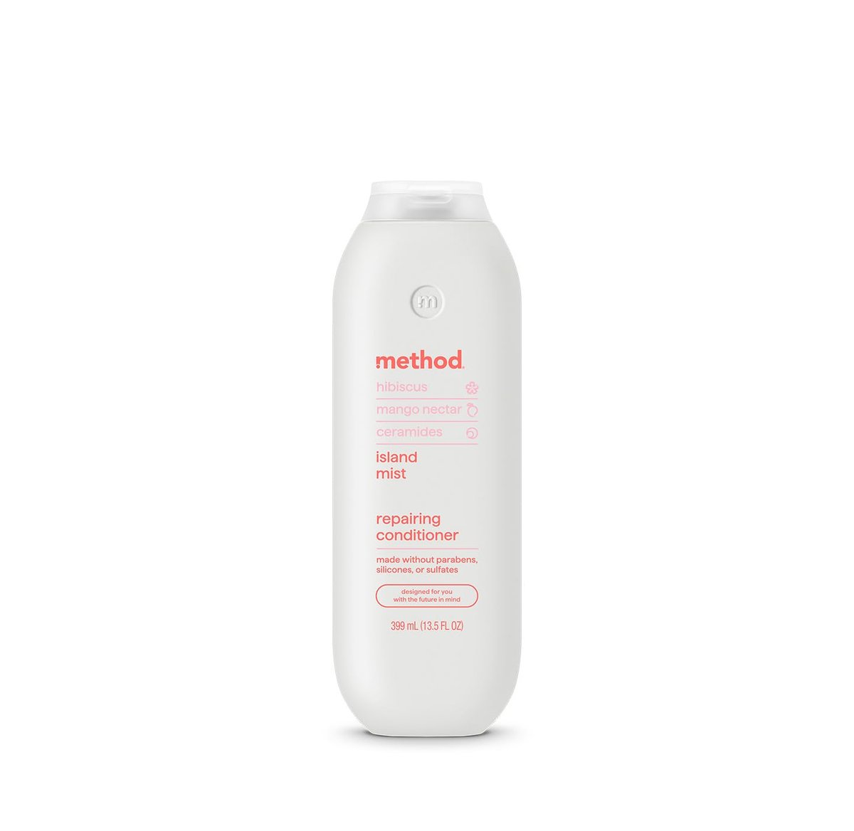 Method Reparatur-Conditioner, Island Mist – Pflegt das Haar und stellt geschädigte Strähnen wieder her – Parabenfrei, Sulfatfrei, Sicher für coloriertes Haar – 400 ml