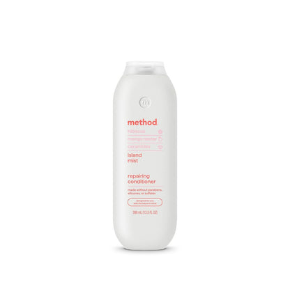 Method Reparatur-Conditioner, Island Mist – Pflegt das Haar und stellt geschädigte Strähnen wieder her – Parabenfrei, Sulfatfrei, Sicher für coloriertes Haar – 400 ml