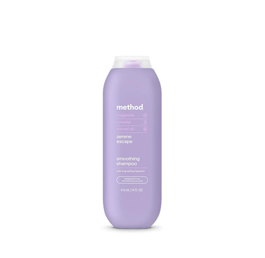 Method Smoothing Shampoo, Serene Escape – Anti-Frizz, Farbschutz, sulfatfrei, parabenfrei, silikonfrei, 14 oz