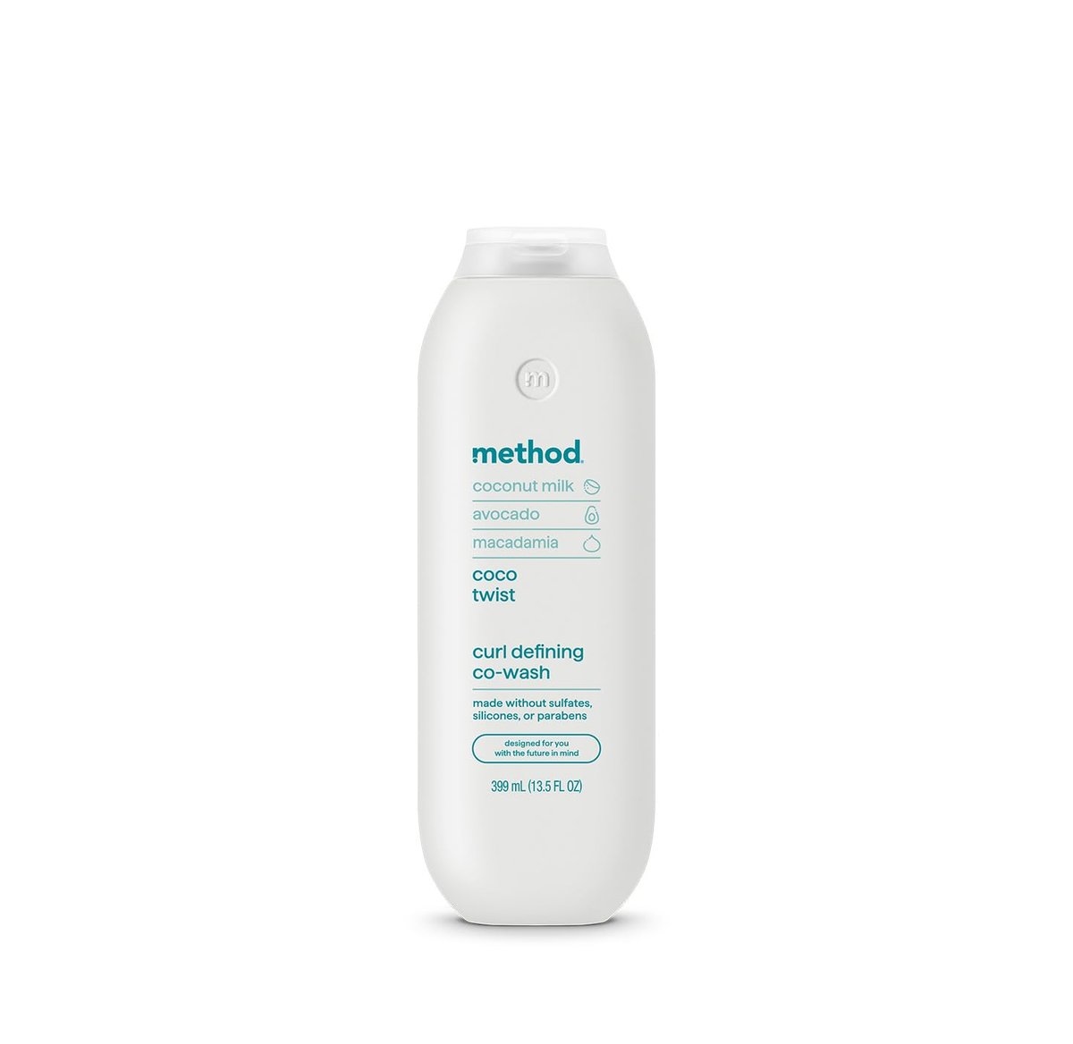 Method Curl Defining Co-Wash, Coco Twist – Feuchtigkeitsspendend & entwirrend - Sulfatfrei, parabenfrei & sicher für coloriertes Haar - 400 ml