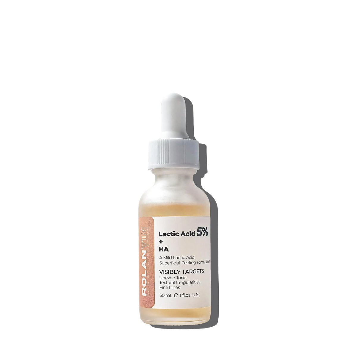 ROLANYIN Lactic Acid 5% + HA Gesichtsserum – Peeling, tiefe Feuchtigkeitsversorgung und glattere Hauttextur