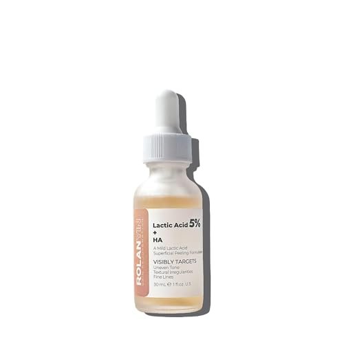 ROLANYIN Lactic Acid 5% + HA Gesichtsserum – Peeling, tiefe Feuchtigkeitsversorgung und glattere Hauttextur