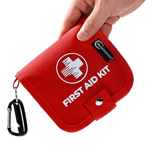 Benelinemed Mini Erste-Hilfe-Set – 137-teiliges Notfallset für Zuhause, Auto, Reise, Camping & Outdoor (Rot)