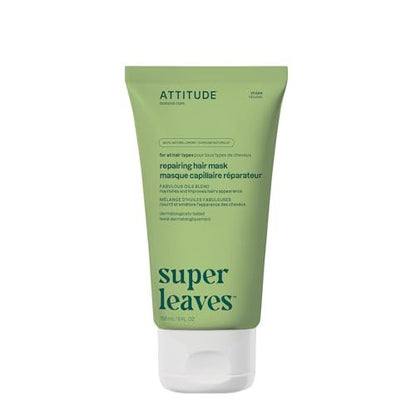 ATTITUDE Repairing Hair Mask – Pflegende Haarmaske mit wertvollen Ölen für geschädigtes Haar, Abessinieröl, Arganöl, Sheabutter, vegane Haarpflege, Pink Argan Duft, 150 ml