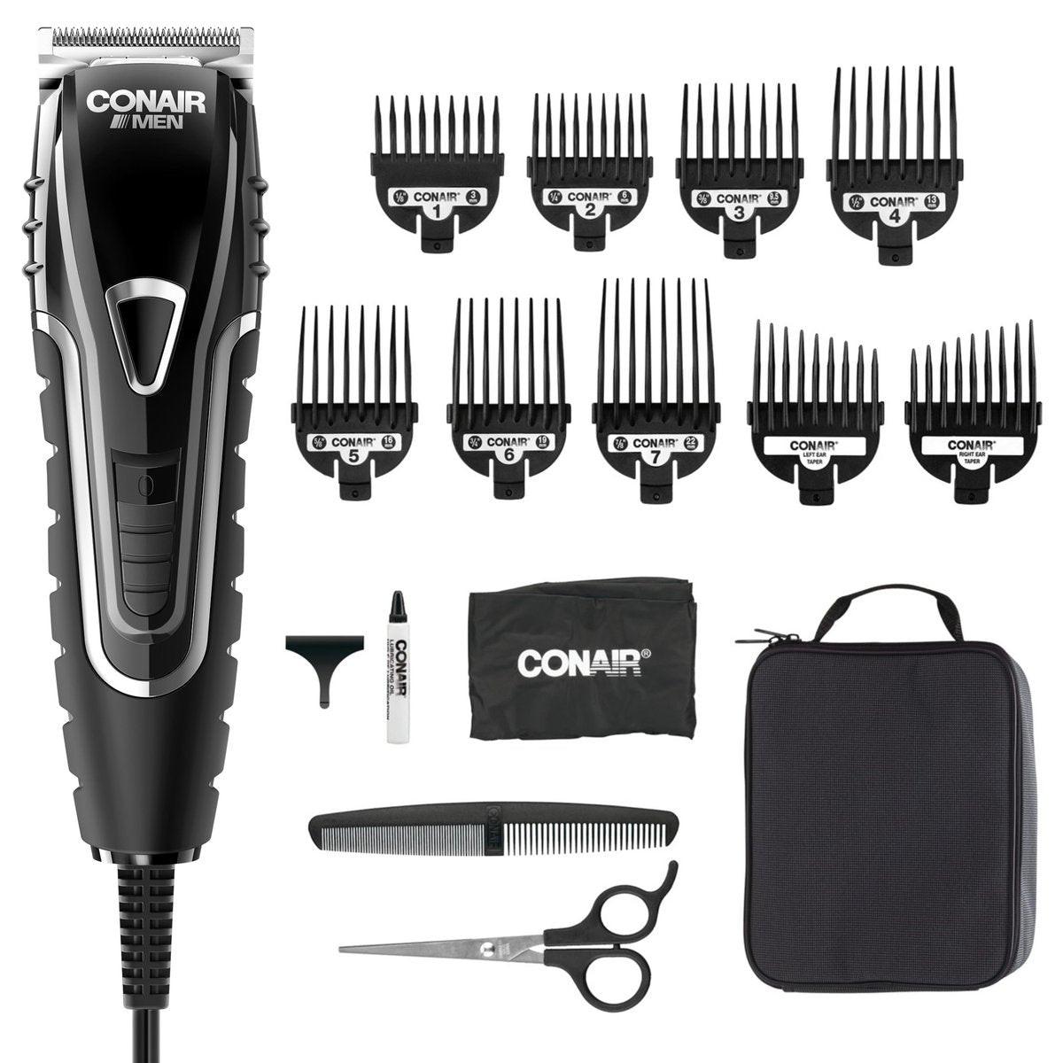 Conair Barber Haarschneider - Haartrimmer - 16-teiliges Haarschneide-Set