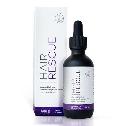 RU58841 5% + Minoxidil 5% (50 ml) Haarrettung - Herren Haarserum - Haarausfall Prävention - 45-Tage-Vorrat