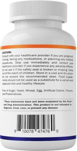 Vitamatic Lithium Orotat 20mg – 90 Kapseln, pflanzliche Kapseln, nicht genetisch verändert, glutenfrei