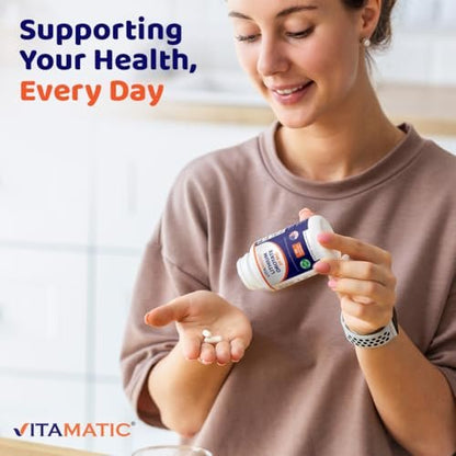 Vitamatic Lithium Orotat 20mg – 90 Kapseln, pflanzliche Kapseln, nicht genetisch verändert, glutenfrei