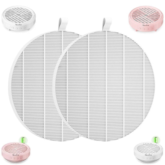 MelodySusie Ersatzfilter für Nagelstaubabsaugung HPro SproR, 2er-Pack wiederverwendbare Filter für MelodySusie Staubsauger Nagelstaubkollektor Vakuumfilter