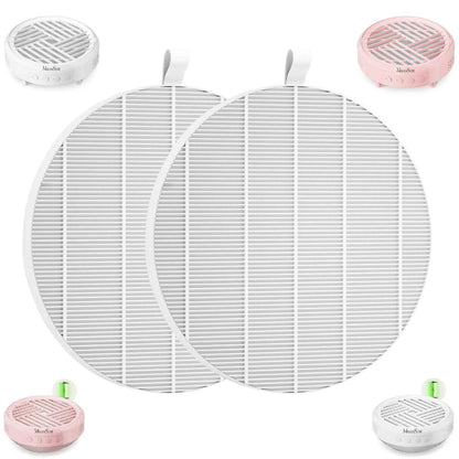 MelodySusie Ersatzfilter für Nagelstaubabsaugung HPro SproR, 2er-Pack wiederverwendbare Filter für MelodySusie Staubsauger Nagelstaubkollektor Vakuumfilter