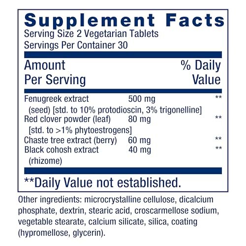 Life Extension Estrogen Balance Elite – Menopause Unterstützung, Hormonbalance, Hitzewallungen, Nachtschweiß, Trockenheit im Intimbereich, Glutenfrei, Non-GMO, Vegetarisch, 60 Tabletten