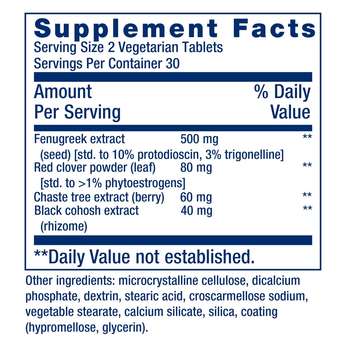 Life Extension Estrogen Balance Elite – Menopause Unterstützung, Hormonbalance, Hitzewallungen, Nachtschweiß, Trockenheit im Intimbereich, Glutenfrei, Non-GMO, Vegetarisch, 60 Tabletten