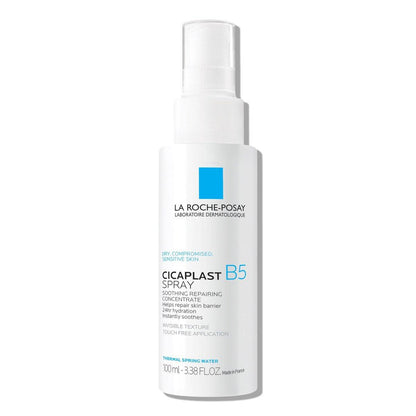 La Roche-Posay Cicaplast B5 Spray mit Vitamin B5 Panthenol & Madecassoside – Beruhigender Gesichtsnebel für die Reparatur der Hautbarriere, berührungsfreies Spray für Gesicht und Körper, empfindliche Haut, dermatologisch getestet, 100 ml