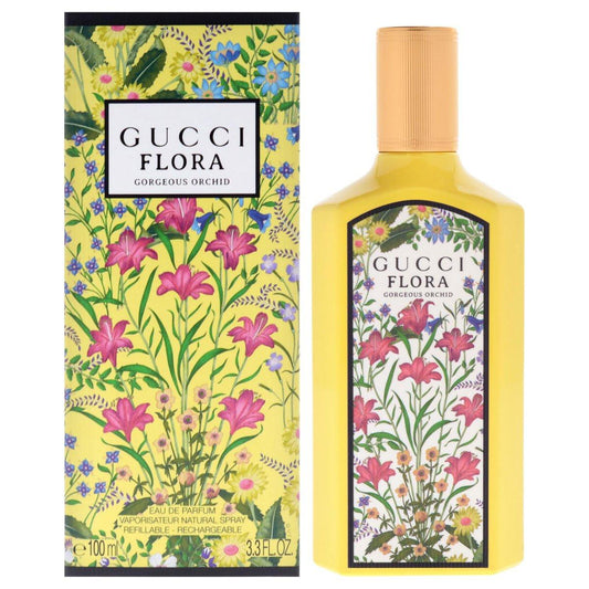 Flora Gorgeous Orchid von Gucci für Damen – 3,3 oz EDP Spray (nachfüllbar)