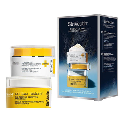 StriVectin TL Advanced Holiday Duo: Straffen und Formen Set – Haut straffen und aufhellen mit Peptiden und Hyaluronsäure
