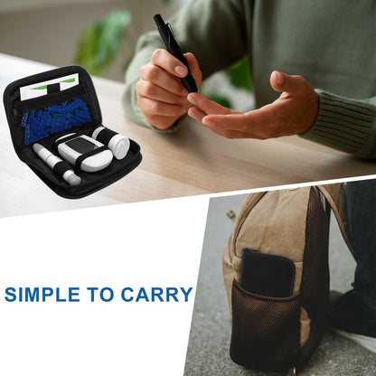 ICIMBI Diabetes Aufbewahrungstasche – Diabetiker-Organizer Tragetasche Kit, Blutzuckermessgerät Etui, Tragbares Diabetes-Testkit