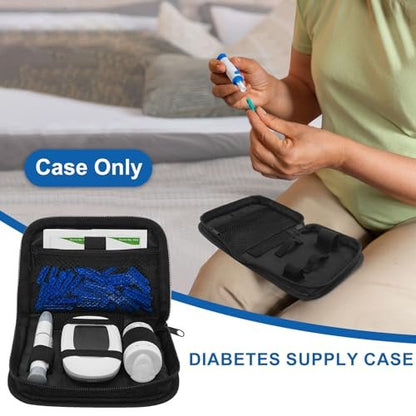 ICIMBI Diabetes Aufbewahrungstasche – Diabetiker-Organizer Tragetasche Kit, Blutzuckermessgerät Etui, Tragbares Diabetes-Testkit
