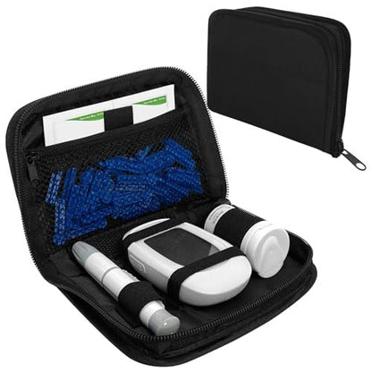 ICIMBI Diabetes Aufbewahrungstasche – Diabetiker-Organizer Tragetasche Kit, Blutzuckermessgerät Etui, Tragbares Diabetes-Testkit
